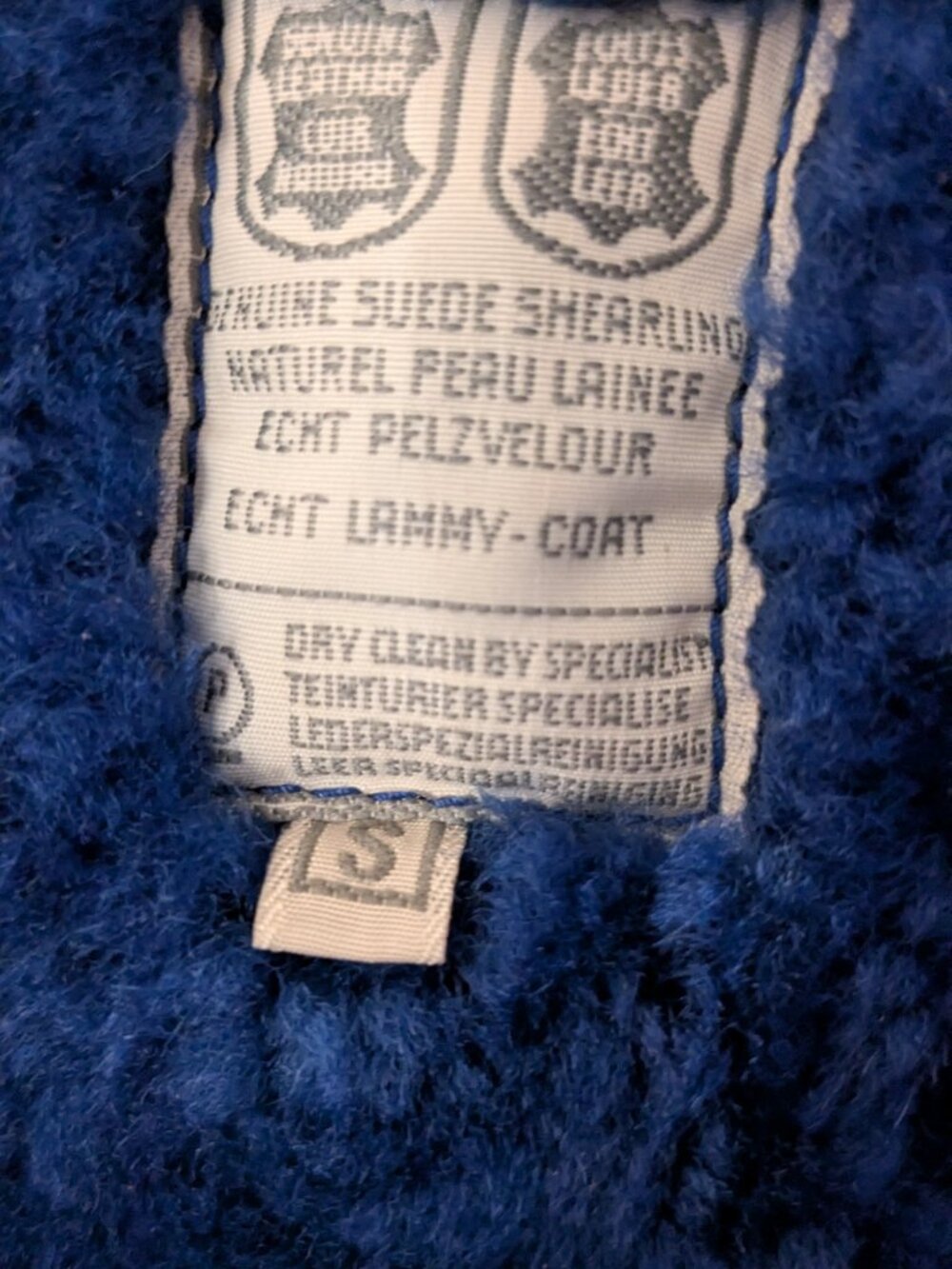 Natural shearling lamb winter jacket  S size - Picture 5 of 14